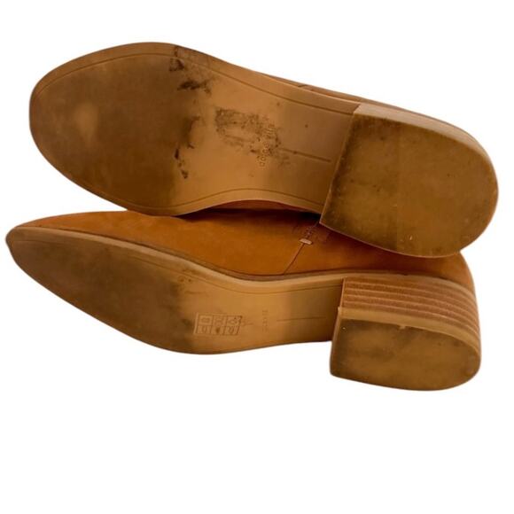 Dolce Vita Women's Camel Brown Suede Leather Ankle Boots, size 10 - Picture 4 of 6